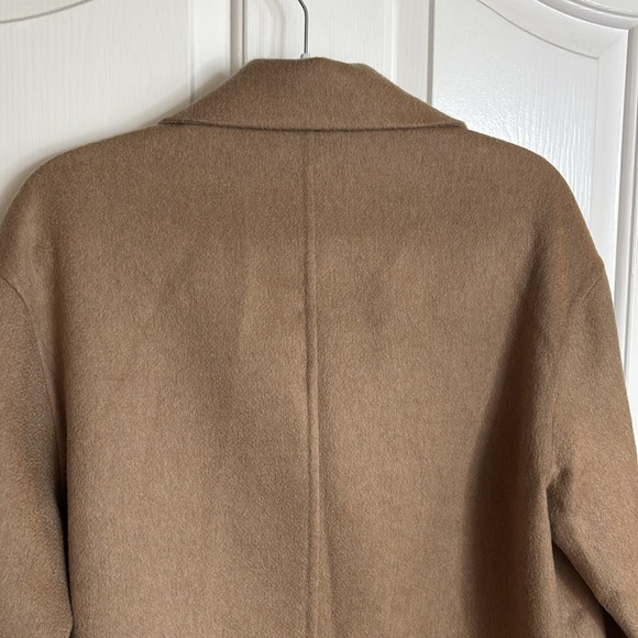 EUC BRUNELLO CUCINELLI women’s cashmere unlined/soft structure coat camel sz 38 - Picture 9 of 10